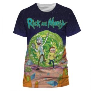 Rick Morty T Shirt Jumbo Portal 