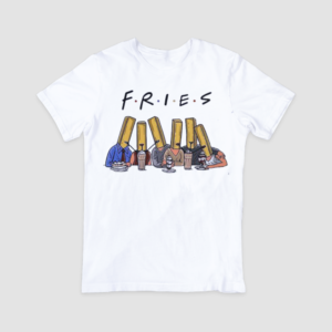 t-shirt-friends-serie-fries-frites