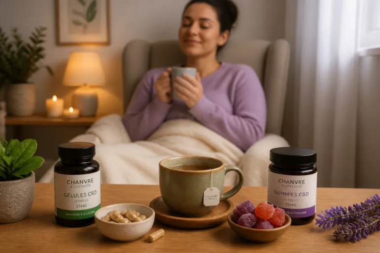 CBD et routine du soir pour mieux dormir
